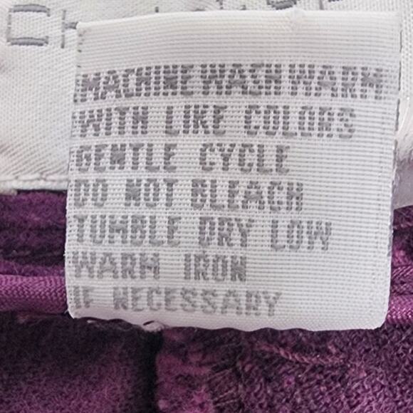 Cj Banks Purple Corduroy Shorts Womens Medium High Waist Casual Fall Shorts - Picture 8 of 8